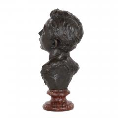 Aime Jules Dalou French bronze sculpture bust of a man by Aim Jules Dalou - 2479534
