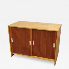 Aino Aalto Aino Aalto Sliding Door Cabinet Model 217 in Birch and Teak Artek 1950s - 3952359