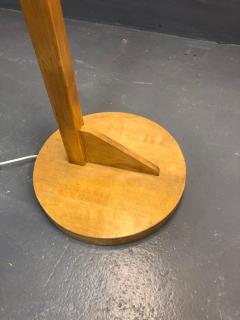 Aino Aalto Rare Aino Aalto Floor Lamp Model 806A in Birch and Linen Taito Oy 1930s - 3991008
