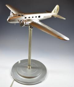 Airplane Desk Model Lamp Travel Agency Hotel Model Boeing 1933 - 733203