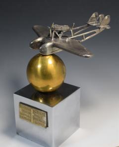 Airplane Trophy 1933 Century of Progress Worlds Fair Italy - 1538378