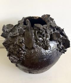 Akiko Hirai Large Contemporary Ceramic Moon Jar by Akiko Hirai - 4734551