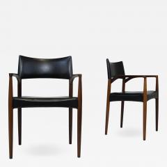 Aksel Bender Madsen Axel Bender Madsen Rosewood Dining Arm Chairs - 2024432