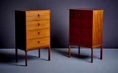 Aksel Kjersgaard Rare pair of matched Aksel Kjersgaard Dresser Model 385 for Odder Denmark 1960 - 3280755