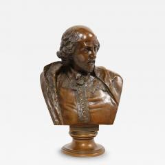 Aktien Gesellschaft Gladenbeck German Bronze Bust of William Shakespeare by Aktien Gesellschaft Gladenbeck 1890 - 3884003