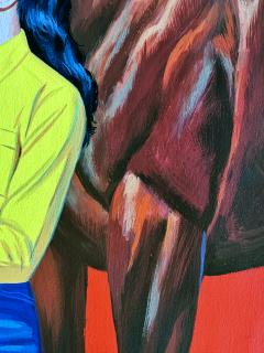 Al Andersen National Velvet Cover Original Artwork Graphic Bold Color - 4633424