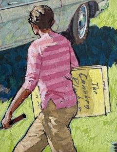 Al Schmidt Oldsmobile Cutlass Car Advertisement Artwork Automobilia - 4494737