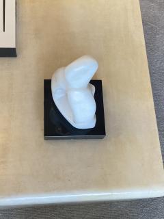 Alabaster Mid Century Modern Abstract Sculpture - 2377156