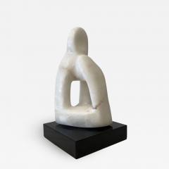Alabaster Mid Century Modern Abstract Sculpture - 2379780