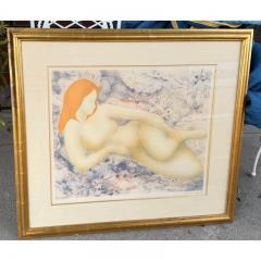 Alain Bonnefoit French Nude Lithograph Print - 4586405