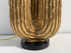 Alain Chervet Cactus Lamp in 22K Gold Leaf - 966187