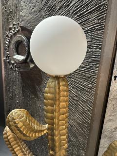 Alain Chervet Large Brass Cactus Floor Lamp - 3497133