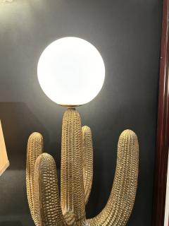 Alain Chervet Large Brass Saguaro Cactus Lamp - 3495703