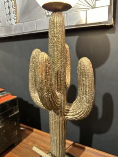 Alain Chervet Small Brass Saguaro Cactus Lamp - 3495714