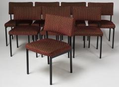 Alain Richard Set of eight chairs by Alain Richard France around 1960 - 1467249