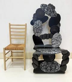 Alan Siegel Overscale Postmodern Sculptural Art Chair by Alan Siegel dated 83 85 - 3503206