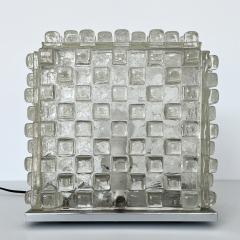 Albano Poli Albano Poli Glass Cube Sculptural Table Lamp for Poliarte - 2990774