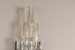 Albano Poli Large Wall Lamp in Glass by Albano Poli for Poliarte Italy 1970s - 4321773