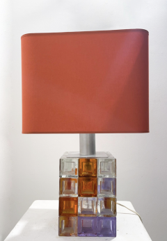 Albano Poli Mid Century Modern Italian Murano Glass Table Lamp by Albano Poli for Poliarte - 3512046