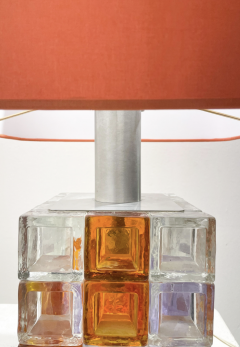 Albano Poli Mid Century Modern Italian Murano Glass Table Lamp by Albano Poli for Poliarte - 3512047