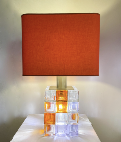 Albano Poli Mid Century Modern Italian Murano Glass Table Lamp by Albano Poli for Poliarte - 3512050