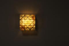 Albano Poli PoliArte Square Wall Sconce In Murano By Albano Poli Italy 1970s - 3497393