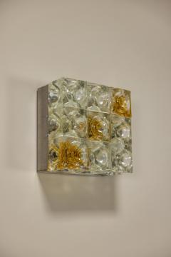 Albano Poli PoliArte Square Wall Sconce In Murano By Albano Poli Italy 1970s - 3497402