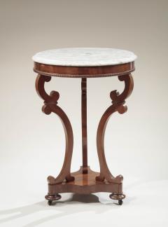 Albert Brown Classical Marble Top Mahogany Gueridon - 718710