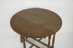 Albert Eagleman Jeffray Albert Eagleman Jeffray A Sweet Little Oak Drop Leaf Side dining Table - 4182632