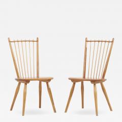 Albert Haberer Pair of Dining Chairs by Albert Haberer for Hermann Fleiner Germany 1950s - 1509823