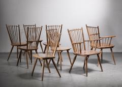 Albert Haberer Set of 8 Albert Haberer chairs - 4739108