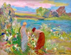 Albert Mohr Tending the Flowers  - 812387