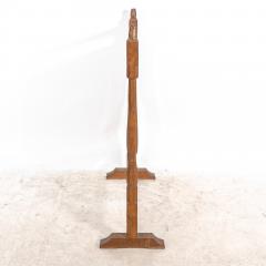 Albert Owlman Harrison Carved and Adzed Oak Fire Screen Attributed to Robert Thompson Mouseman - 4188615