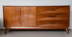 Albert Parvin Albert Parvin Mid Century Modern Walnut Cabinet - 4274524
