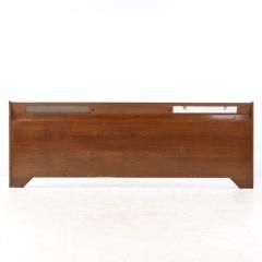 Albert Parvin Albert Parvin Style Mid Century Walnut King Headboard - 3849215