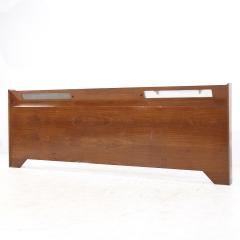 Albert Parvin Albert Parvin Style Mid Century Walnut King Headboard - 3849216