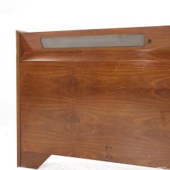 Albert Parvin Albert Parvin Style Mid Century Walnut King Headboard - 3849218