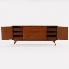 Albert Parvin An Albert Parvin style walnut mid century modern nine drawer dresser  - 3464737