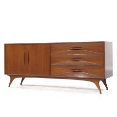 Albert Parvin This lowboy measures 74 wide x 19 deep x 31 5 inches high - 3838623