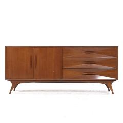 Albert Parvin This lowboy measures 74 wide x 19 deep x 31 5 inches high - 3838624