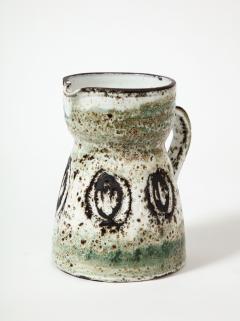 Albert Thiry Glazed Ceramic pitcher by Albert Thiry Vallauris France c 1960 - 3184594