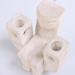 Albert Tormos A French Brutalist stone figural lamp by Albert Tormos C 1960  - 4137206