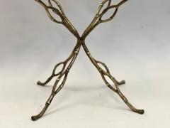 Alberto Diego Giacometti French Modern Craftsman Gilt Bronze Side or Coffee Table in style of Giacometti - 3519281