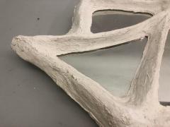 Alberto Diego Giacometti Large French Hand Made Surrealist Plaster Mirror Giacometti for JM Frank - 2372329