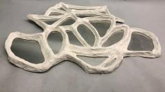 Alberto Diego Giacometti Large French Hand Made Surrealist Plaster Mirror Giacometti for JM Frank - 2372338