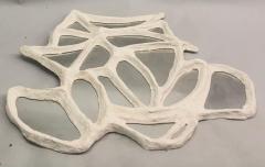 Alberto Diego Giacometti Large French Hand Made Surrealist Plaster Mirror Giacometti for JM Frank - 2372344