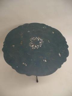 Alberto Diego Giacometti Pair of French Mid Century Wrought Iron Side Tables in the Style of Giacometti - 1830690