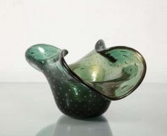 Alberto Dona Alberto Don Murano Green Bullicante and Aventurina Glass Dish 1970s 2 - 3166607