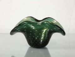 Alberto Dona Alberto Don Murano Green Bullicante and Aventurina Glass Dish 1970s 2 - 3166608