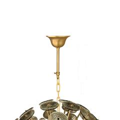 Alberto Dona Alberto Dona Inspired Custom Textured Murano Glass Disc Chandelier - 4541267